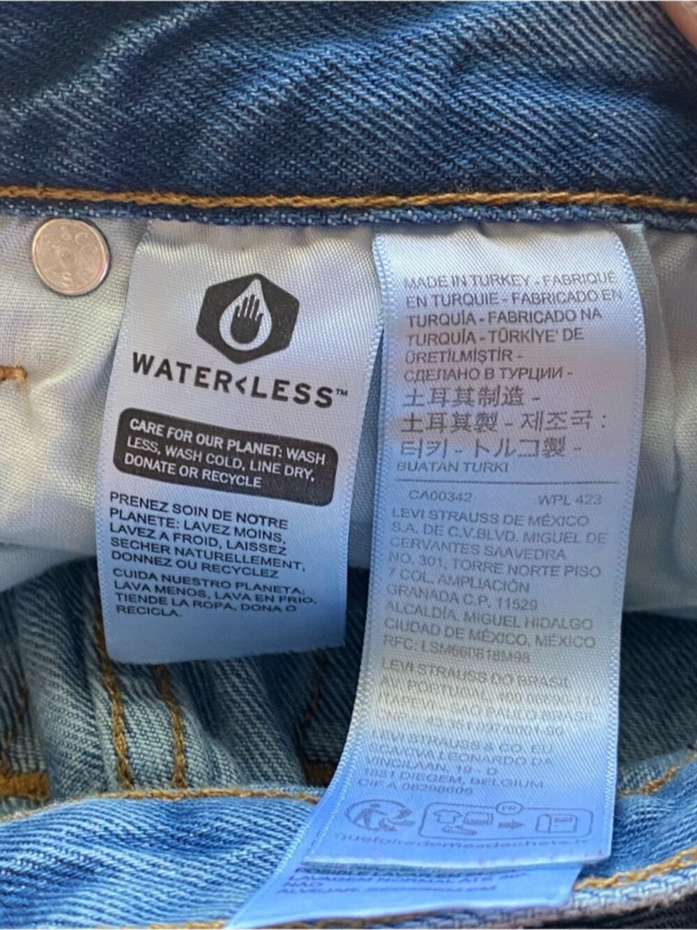 Levis Premium 501 '81 Jeans Woman 27x31 Medium Wash Button Fly Streetwear Preppy - Picture 7 of 14